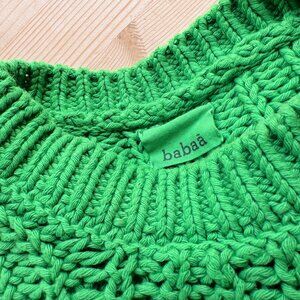 Babaa Cotton Jumper No18 in Wild Fern
